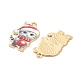 Christmas Alloy Enamel Pendants(ENAM-K069-43D)-2