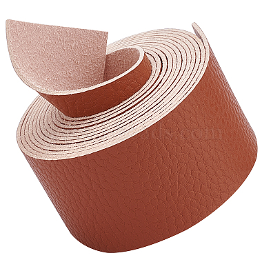 37mm Saddle Brown Imitation Leather Thread & Cord