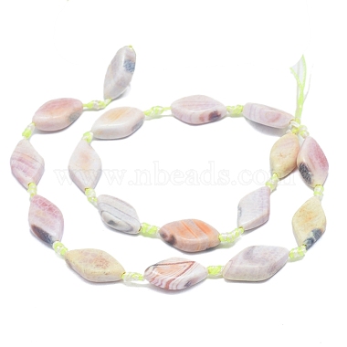 Agate à bandes naturelles / brins de perles d'agate à rayures(G-L544-048)-3