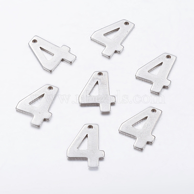 Stainless Steel Color Number Stainless Steel Charms