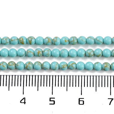 Synthetic Turquoise Beads Strands(G-U004-02E)-5