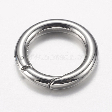 304 Stainless Steel Spring Gate Rings(STAS-O114-038P)-2