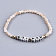Faceted Round Glass Beads Stretch Bracelets(BJEW-T016-06A)-1