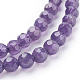 Nat&uuml;rlichen Amethyst Perlen Str&auml;nge(G-C073-10mm-3)-3