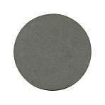 Plastic Seal Mat, Flat Round, Gray, 42.5x2.5mm(AJEW-WH0252-40)