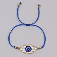 Bohemian Style Handmade Beaded Evil Eye Bracelet for Couples and Friends(RR7314-2)