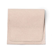 Microfiber Gift Packing Pouches, Jewlery Pouch, Misty Rose, 15.5x8.3x0.1cm(ABAG-Z001-01A)