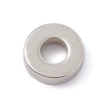 Donut Refrigerator Magnets, Office Magnets, Whiteboard Magnets, Durable Mini Magnets, Platinum, 9x2mm, Hole: 4mm