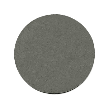 Plastic Seal Mat, Flat Round, Gray, 42.5x2.5mm