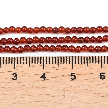 Natural Carnelian Bead Strands(G-K146-03-2mm)-4