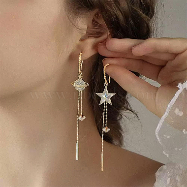 10 Pairs Brass Twist Rope Shape Earring Hooks(KK-BC0008-53)-5