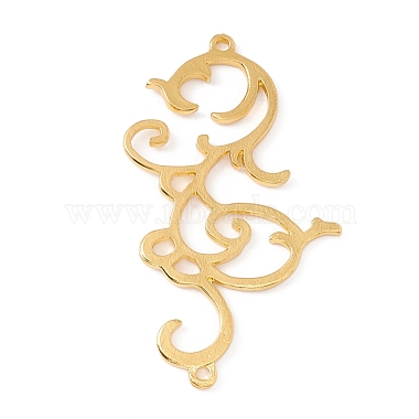 Antique Style Auspicious Clouds Alloy Connector Charms(FIND-G016-03G)-2