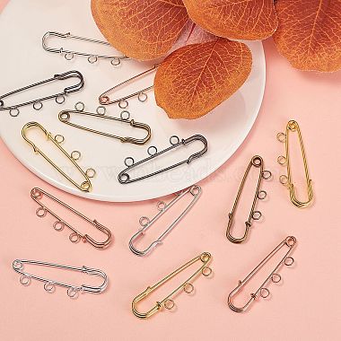 30Pcs 6 Colors Iron Safety Pins(IFIN-CJ0001-56)-5
