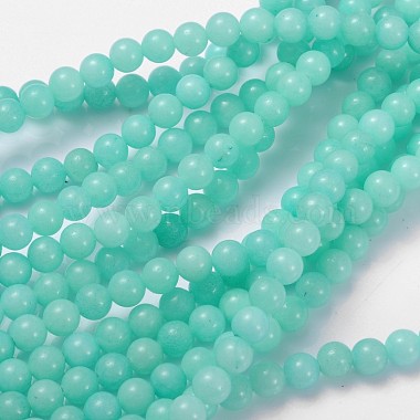 6mm Aquamarine Round Other Jade Beads