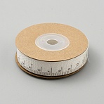 Cotton Rulers, Graduated Cotton Tape, Flat, Antique White, 1.5cm(AJEW-WH0695-031B)