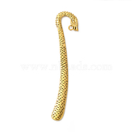 Tibetan Style Alloy Bookmark, Lead Free and Cadmium Free, Alloy, Antique Golden, about 12.3cm long, 2.6cm wide, 2.5mm thick, hole: 3.5mm(GLF10056Y)
