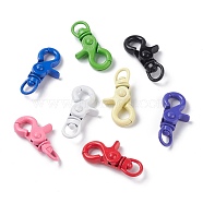 Zinc Alloy Swivel Clasps, Mixed Color, 42x21.5~22x8mm, Hole: 6x8.5mm(IFIN-F149-G)