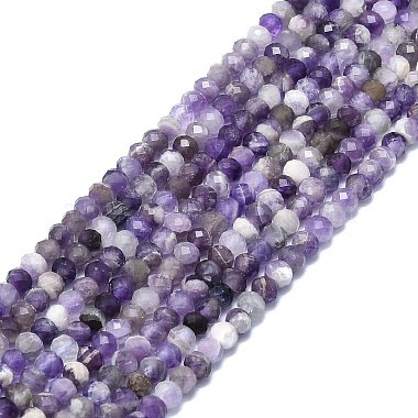 Rondelle Amethyst Beads