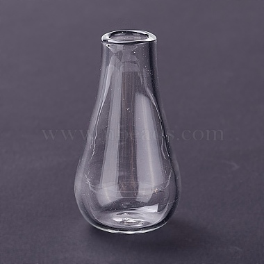 Miniature Glass Vase Ornaments(AJEW-Z006-02)-2