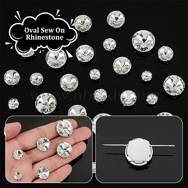 90Pcs 6 Style Flat Round Sew on Rhinestone(RGLA-GA0001-09)-3