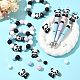 40pcs 10&nbsp;styles de perles de silicone(SIL-FS0001-27C)-8