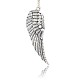 Antique Silver Plated Alloy Wing Big Pendants(ALRI-N019-04)-1