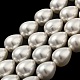 Teardrop Shell Pearl Bead Strands(BSHE-L015-12x16-01)-1