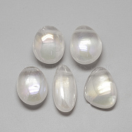 Electroplate Natural Quartz Crystal Pendants, Rock Crystal Pendants, Nuggets, Clear, 28~43x14~29x10~21mm, Hole: 2mm(G-S263-20A)
