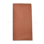Imitation Leather, Garment Accessories, Brown, 200x100mm(DIY-WH0006-B04)
