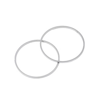 304 Stainless Steel Linking Ring, Stainless Steel Color, 32x1mm, Inner Diameter: 30mm