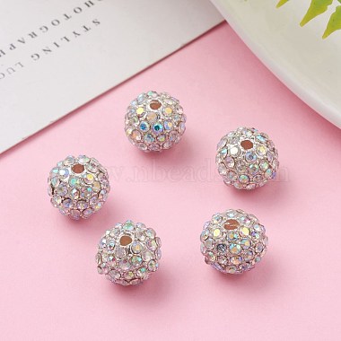 Alloy Rhinestone Beads(X-RB-A034-10mm-A28S)-5