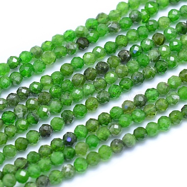 3mm Round Diopside Beads