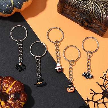 5Pcs Resin Keychains(KEYC-FS00035-01)-5