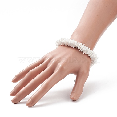Fragment de coquillage naturel bracelet et collier de perles irrégulières et bracelet de cheville(SJEW-JS01264)-4