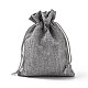 ポリエステル模造黄麻布包装袋巾着袋(ABAG-R005-14x10-04)-3