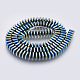 Electroplated Non-magnetic Synthetic Hematite Bead Strand(G-E495-08F)-2