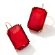 Rectangle Alloy Cubic Zirconia Dangle Earrings(FS-WGB3F13-01)-1