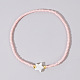 Glass Seed Bead & Shell Star Beaded Bracelet for Women(RH2827-1)-1