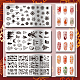 Stainless Steel DIY Nail Art Templates(MRMJ-WH0092-024)-3