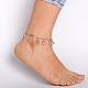 Brass Bell Anklets(AJEW-AN00030)-1