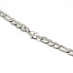 Tarnish Resistant Fashionable Matte 304 Stainless Steel Figaro Chain Necklaces for Men(X-STAS-A028-N017MP)-3