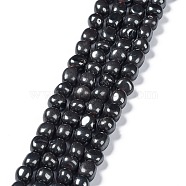Non-magnetic Synthetic Hematite Beads Strands, Nuggets Tumbled Stone, 6.5~15x7~14x7~14mm, Hole: 1~1.4mm, about 32~33pcs/strand, 15.16~ 15.75 inch(38.5~40cm)(G-C038-02U)