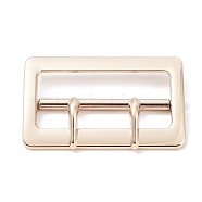 (Defective Closeout Sale:Scratch), Rectangle Shape Alloy Buckle Clasps, For Strapping Bags, Garment Accessories, Light Gold, 40.5x60x12.5mm(FIND-XCP0002-38KCG)