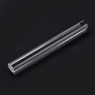 Acrylic Rolling Pin, Solid Round Tube Clay Roller, DIY Polymer Clay Tool, Clear, 19.5x2cm(X-DIY-Z010-16)