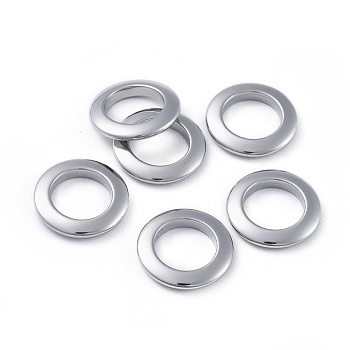 304 Stainless Steel Linking Rings, Rings, Stainless Steel Color, 15x2mm, Inner Diameter: 9.5mm