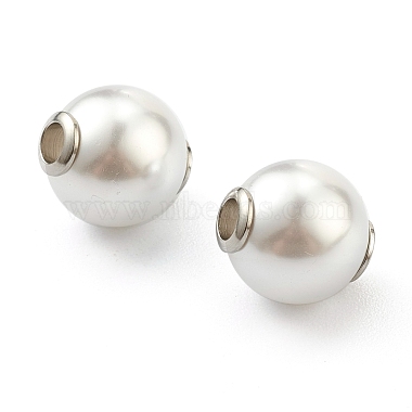 Perles en plastique imitation perle(STAS-Z009-01B-P)-2