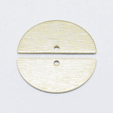 Brass Semi Circle Pendant(KK-G331-58G-NF)-2