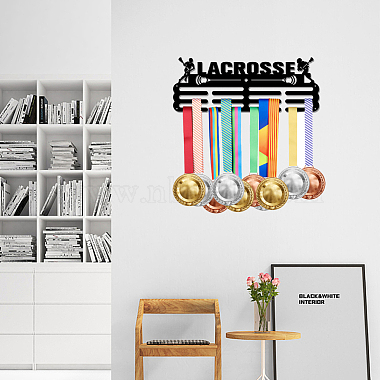 Support mural d'affichage de support de cintre de médaille de fer de thème sportif(ODIS-WH0021-552)-6