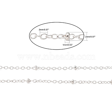 Electroplate Brass Cable Chains(CHC-L019-06S)-2
