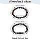 Natural Mixed Gemstone Stretch Bracelets(BJEW-LP0001-25B)-2